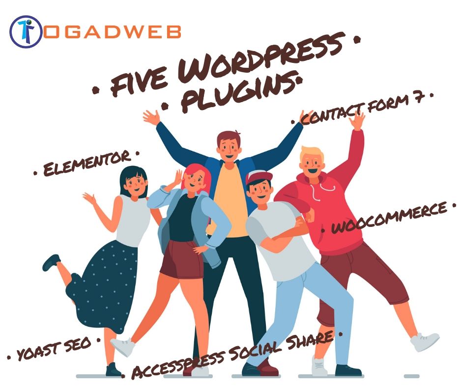 five best plugin from ogadweb Cheapest and Affordable website designer in Nigeria