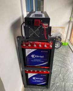 Inverter and batteries installation at Lagos state