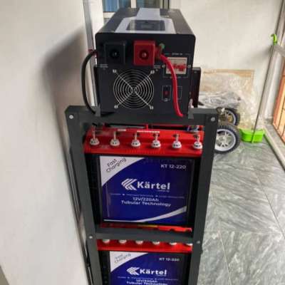 Inverter and batteries installation at Lagos state